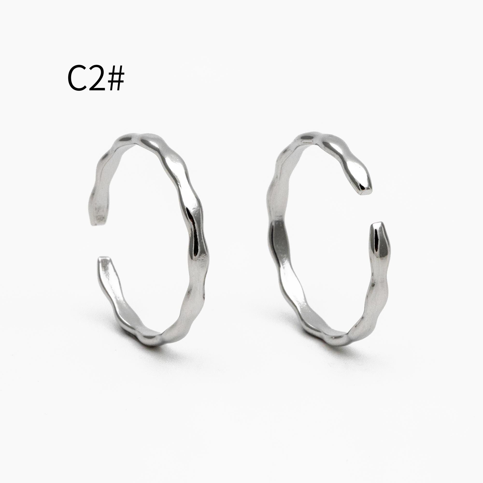 4pcs Gold/ Silver Ring, Everyday Ring, Modern Style Ring, Fashion Rings, Dainty Rings (#JZ-018)